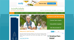 Desktop Screenshot of jointpaininfo.com